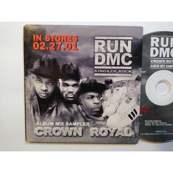 Run DMC Crown Royal Album Mix Sampler Promo CD 2001 Hip Hop Snippets Of Album - Picture 4 of 6